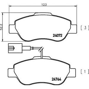 накладки TEXTAR 2407202