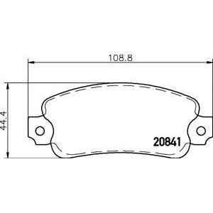 накладки TEXTAR 2084102 