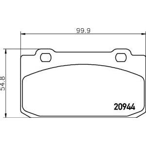 накладки TEXTAR 2094401