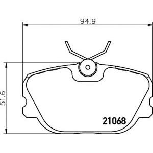 накладки TEXTAR 2106804