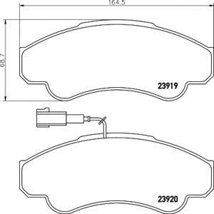 Спирачни накладки MAFF 7.774.0