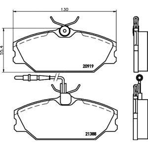 Спирачни накладки MAFF 7.388.0