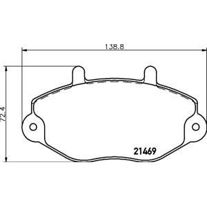 накладки TEXTAR 2146901