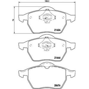 накладки TEXTAR 2162402 