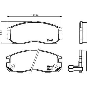накладки TEXTAR 2164701