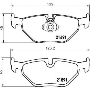 накладки TEXTAR 2169103 