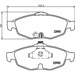 накладки TEXTAR 2395101