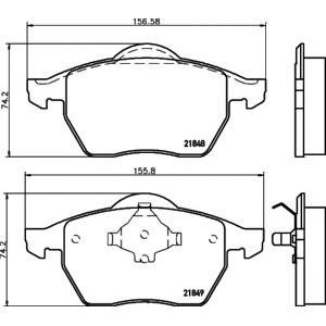 накладки TEXTAR 2184802