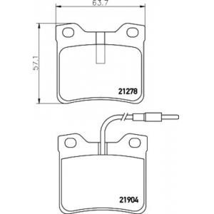 накладки TEXTAR 2190403