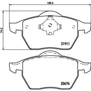накладки TEXTAR 2191102 