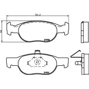 накладки TEXTAR 2193101 