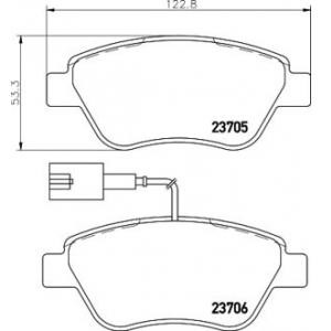 накладки TEXTAR 2370502 
