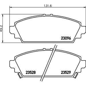 накладки TEXTAR 2309601 