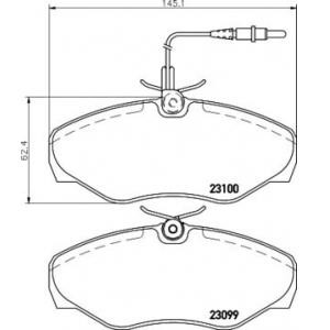 накладки TEXTAR 2309903 