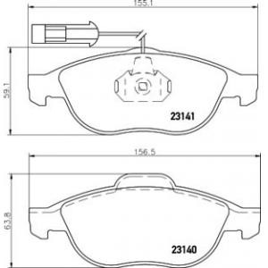Спирачни накладки MAFF 7.626.0