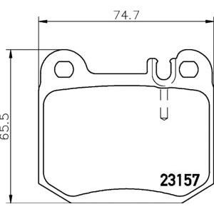 накладки TEXTAR 2315702 