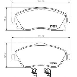 накладки TEXTAR 2322501 