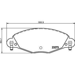 накладки TEXTAR 2327301 