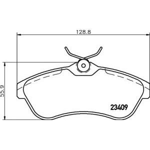 накладки TEXTAR 2340902 