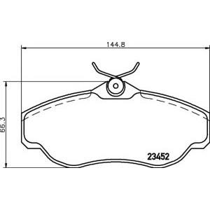 накладки TEXTAR 2345201 