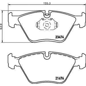 накладки TEXTAR 2347402 