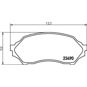 накладки TEXTAR 2349002 