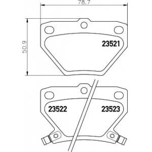 накладки TEXTAR 2352101