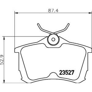 накладки TEXTAR 2352701