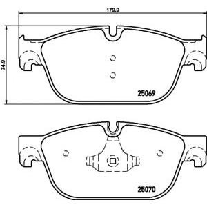 накладки TEXTAR 2506901 