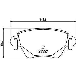 накладки TEXTAR 2355701 