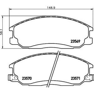 накладки TEXTAR 2356901