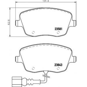 накладки TEXTAR 2358102 