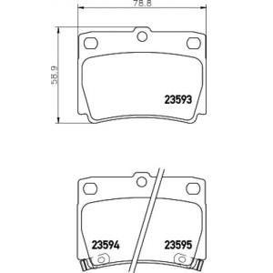 накладки TEXTAR 2359301 
