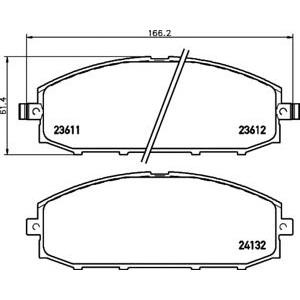 накладки TEXTAR 2361101 