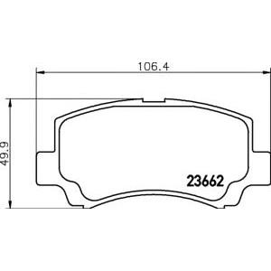 накладки TEXTAR 2366201 