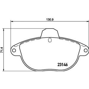 накладки TEXTAR 2314601 