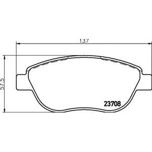 накладки TEXTAR 2370803 
