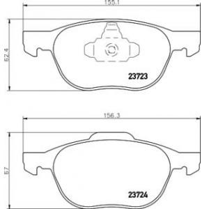 накладки TEXTAR 2372301 