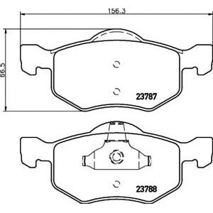 накладки TEXTAR 2378701 