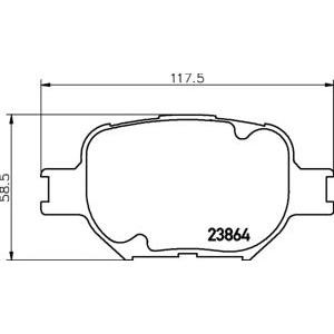 накладки TEXTAR 2386401 