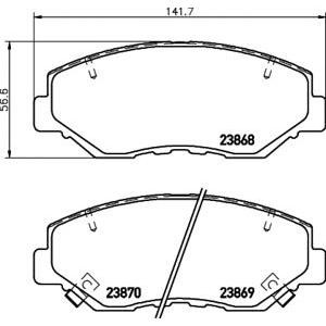 накладки TEXTAR 2386801 