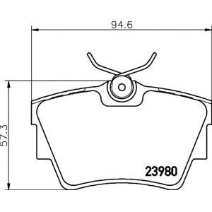 накладки TEXTAR 2398001 