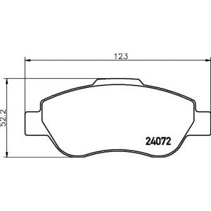 накладки TEXTAR 2407201 