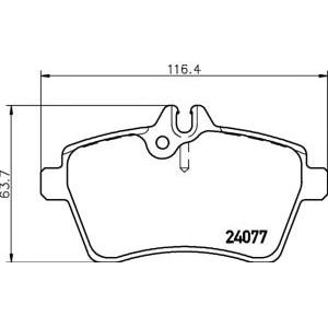 накладки TEXTAR 2407701 