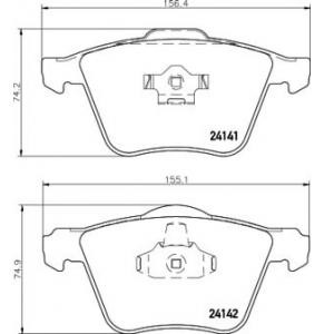 накладки TEXTAR 2414101 