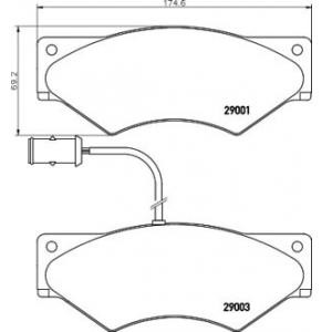 накладки TEXTAR 2900102