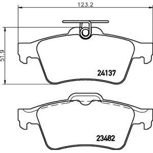 накладки TEXTAR 2413701