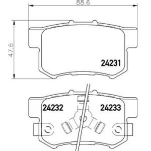 накладки TEXTAR 2423101
