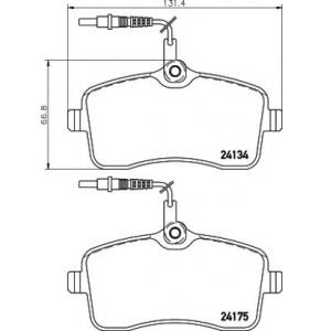 накладки TEXTAR 2413401 