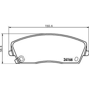 накладки TEXTAR 2416601 